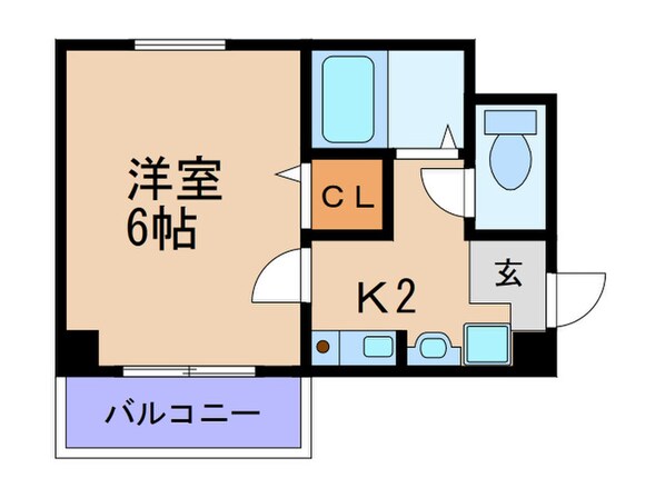 サ－ペント中津の物件間取画像